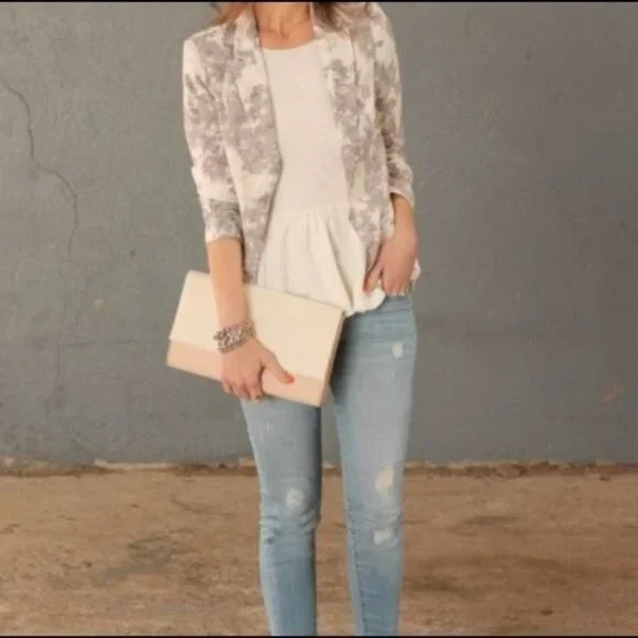 Rebecca Taylor Ivory Peplum Top - Picture 1 of 5